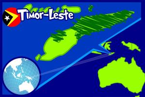 Map of Timor-Leste